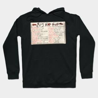 90s Hip Hop Tape Cassette Hoodie